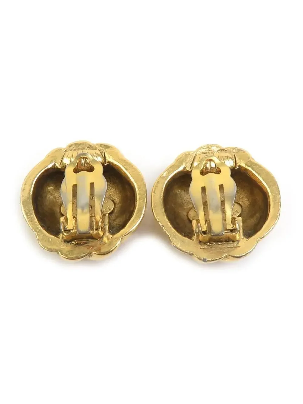 Auth Chanel Cc Logo Clip On Earrings #302858C29B